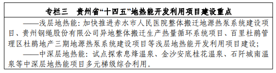 地大熱能：貴州新能源發展“十四五”規劃地熱投資超100億！